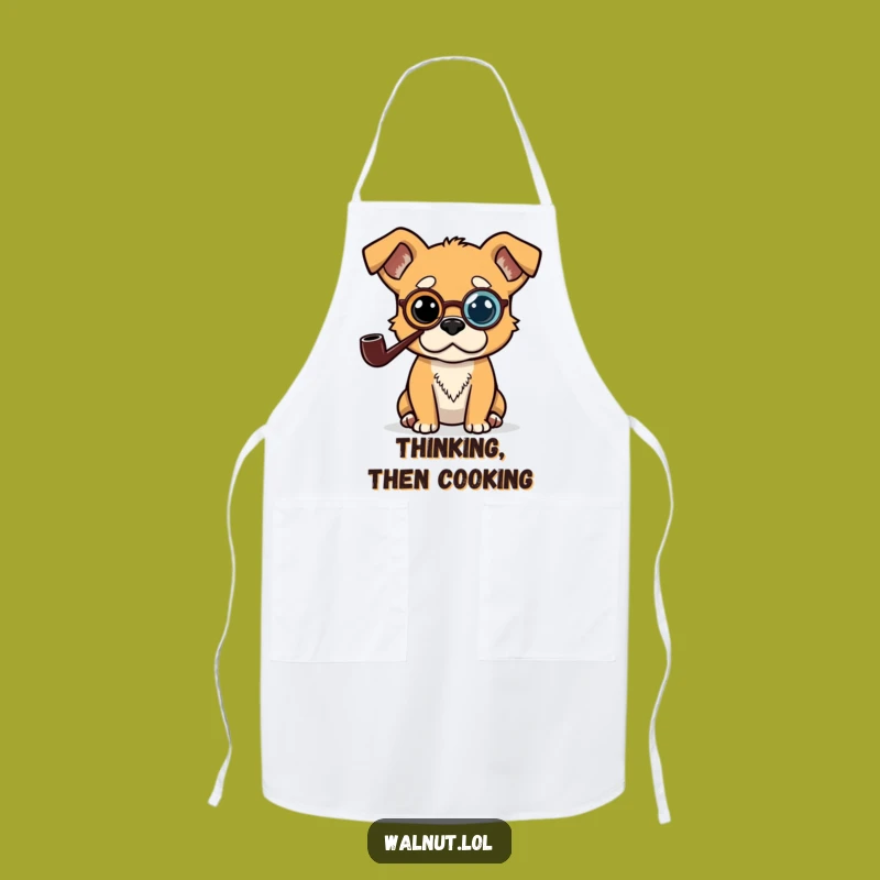 Funny Chef Dog Apron: Culinary Canine Comedy Gift for Kitchen Geniuses