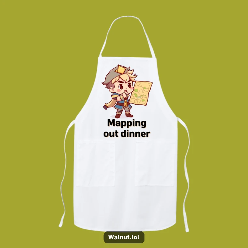 Funny Navigator Apron: Cook with Purpose and a Map