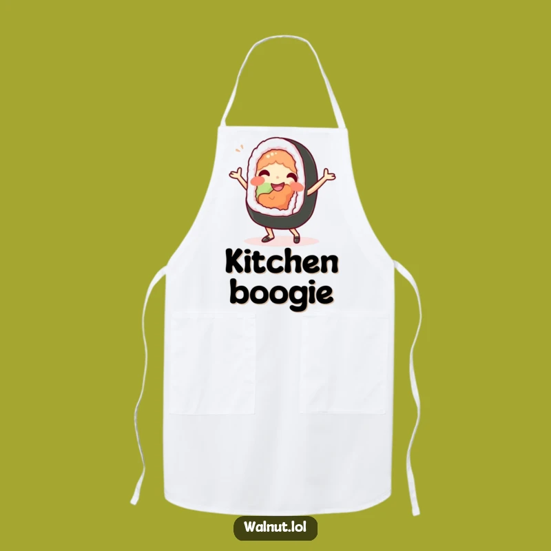 Funny Sushi Dance Apron - Kitchen Party Starter, Perfect Funny Gift
