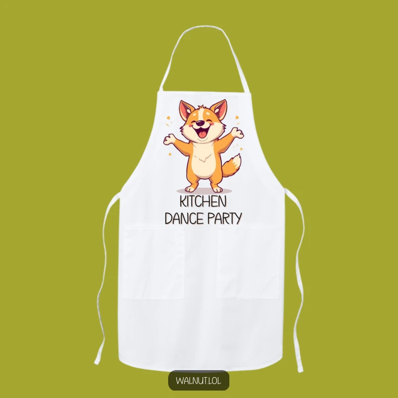 Funky Funny Happy Dancer Apron, Cook with Joy, Perfect Funny Gift