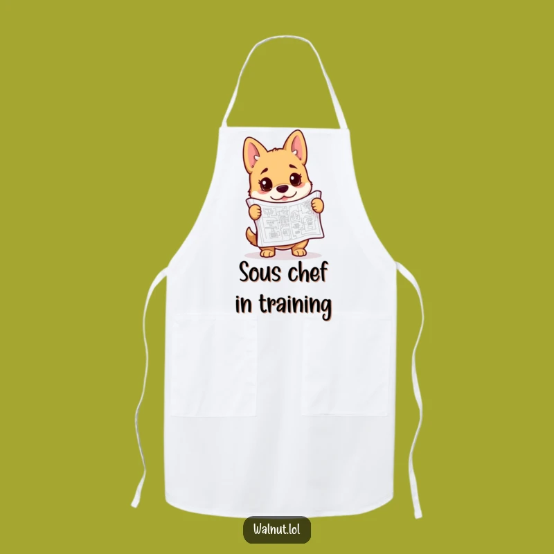 Funny Blueprint Dog Apron: Cook Up Genius Ideas - Hilarious Architect Kitchen Gift