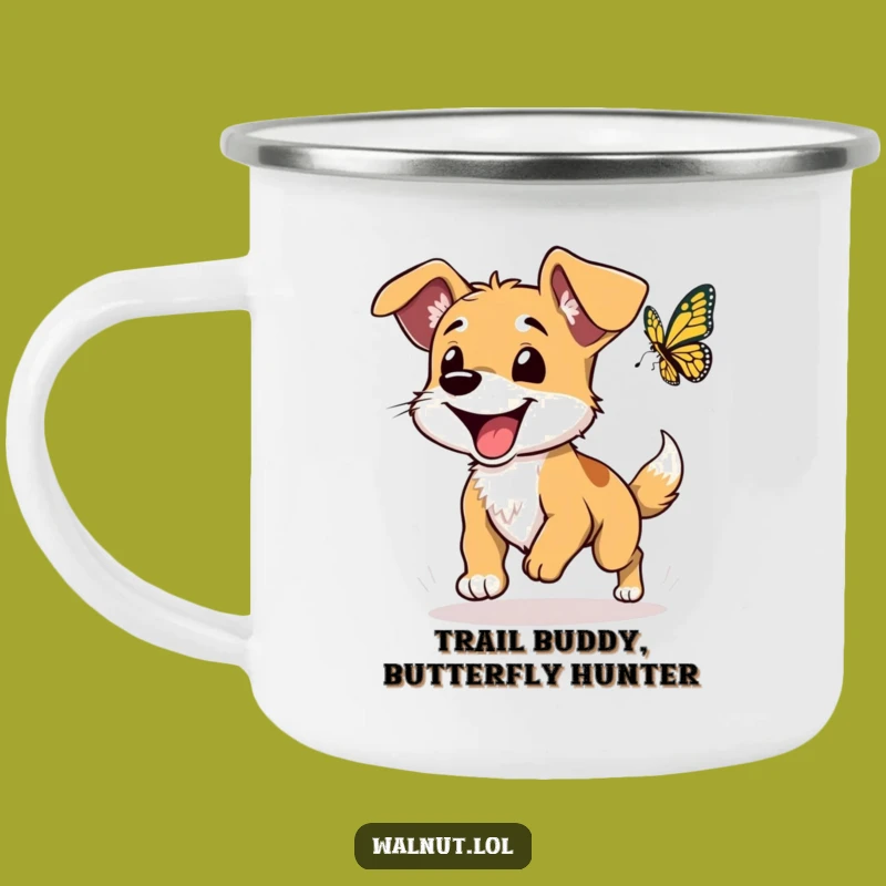 Funny Wild Dog Floppy Ears Camping Mug: Adventure in Every Sip