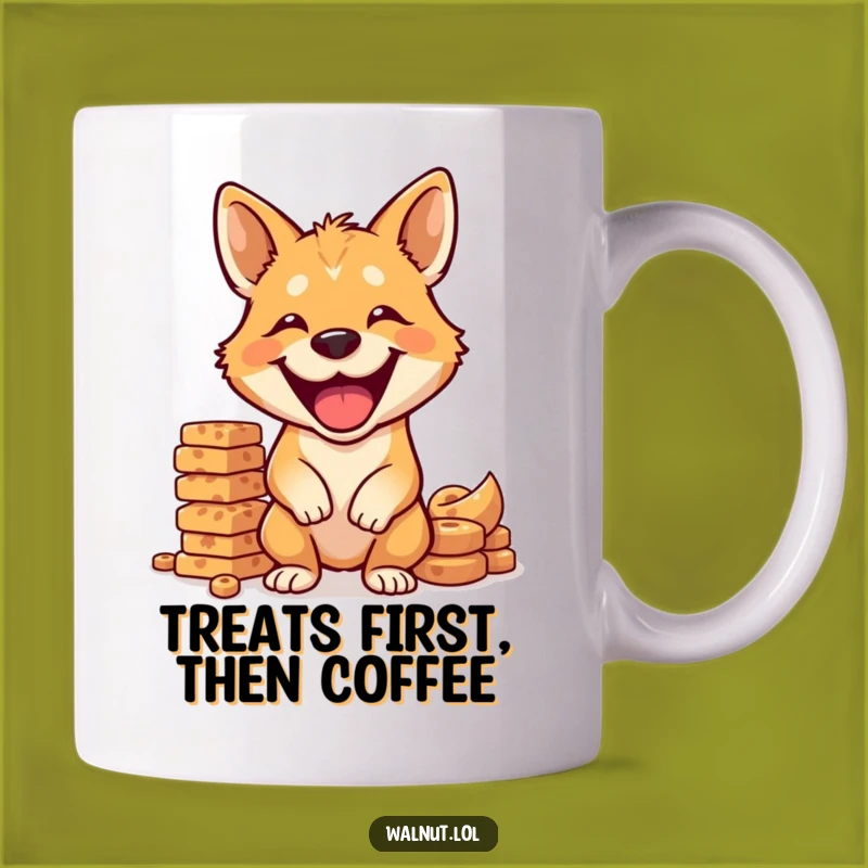 Funny Dog Balancing Treats Mug: Hilarious Reward Gift for Dog Lovers