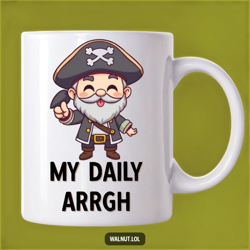 Funny Pirate Arrgh Mug: Hearty Gesture Fun, Perfect Gift for Rowdy Souls