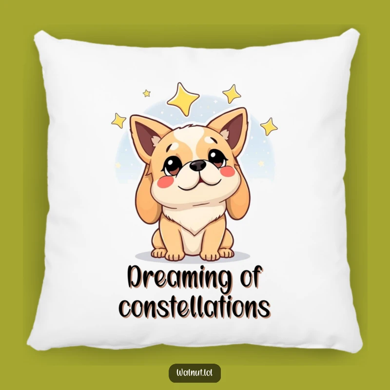 Funny Celestial Dog Pillow: Cozy Comfort for the Cosmic Dreamer Gift