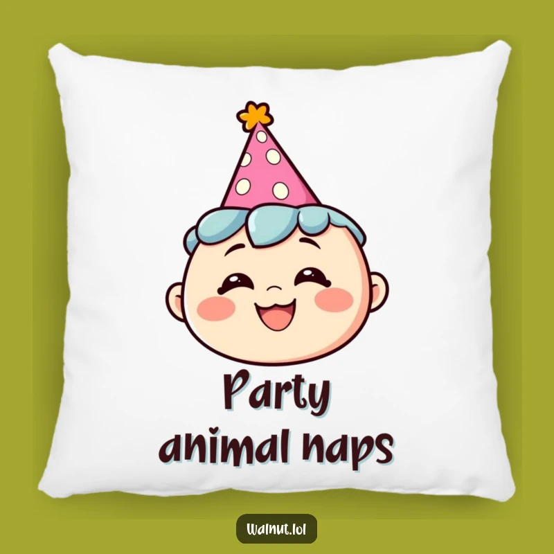 Funny Party Pillow: Cozy Character Comfort, Perfect Humorous Home Accent