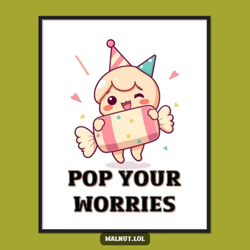 Funny Party Cracker Digital Print: Instant Hilarious Wall Art for Celebrations
