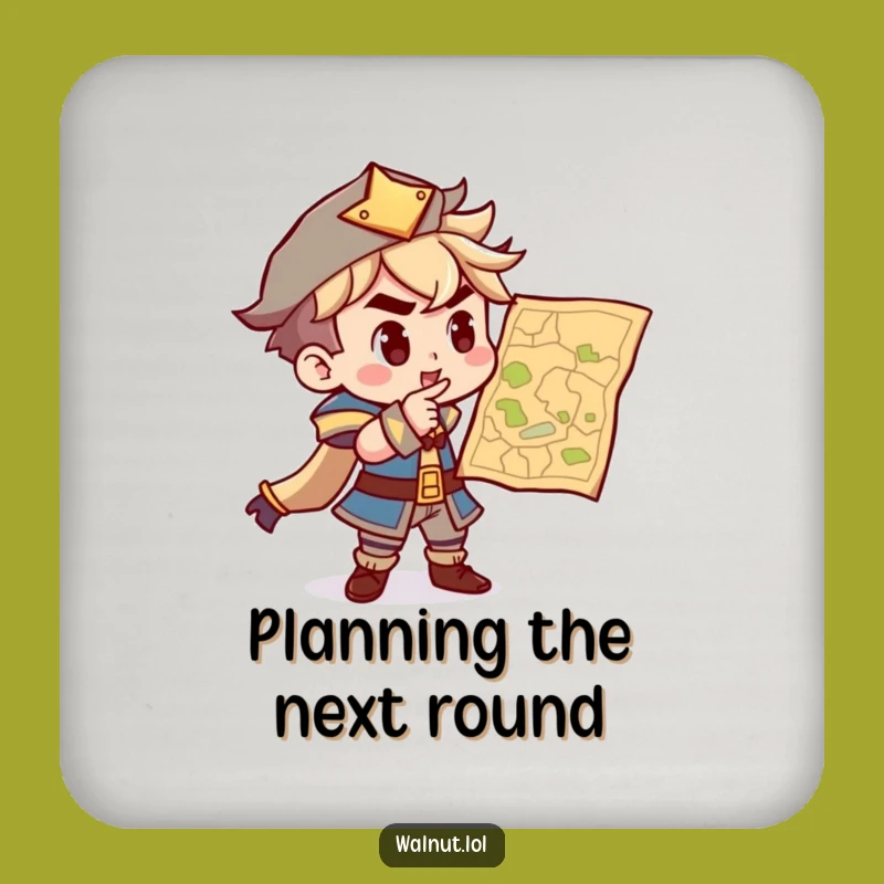 Funny Navigation Coaster: Protect Surfaces with a Determined Map Character