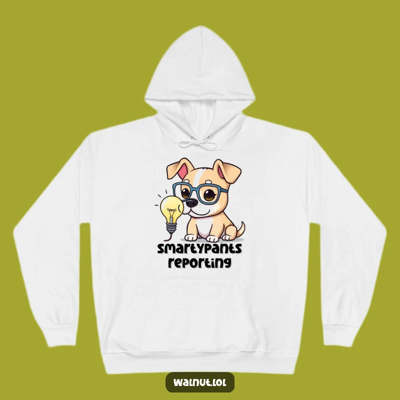 Cozy Funny Smart Dog Hoodie: Stay Warm and Inspired with this Brilliant Character Hoodie