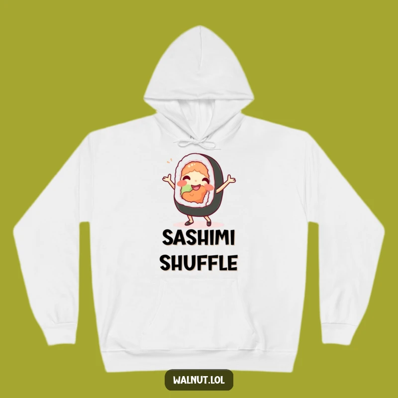 Funny Sushi Dance Hoodie - Cozy Culinary Moves, Perfect Funny Gift