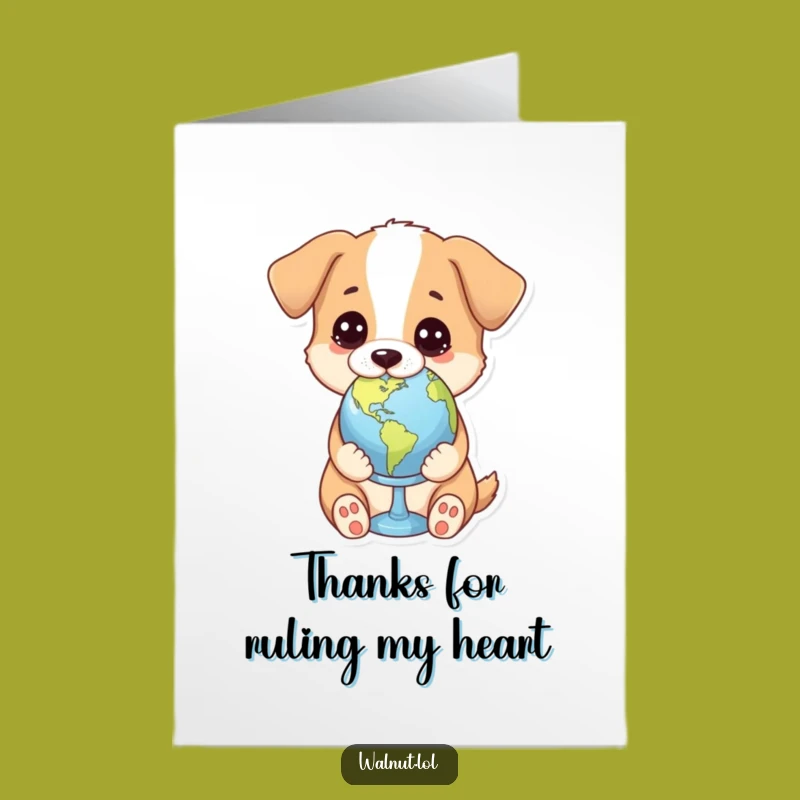 Free Printable Thank You Card: Dog's Worldly Gratitude Humor