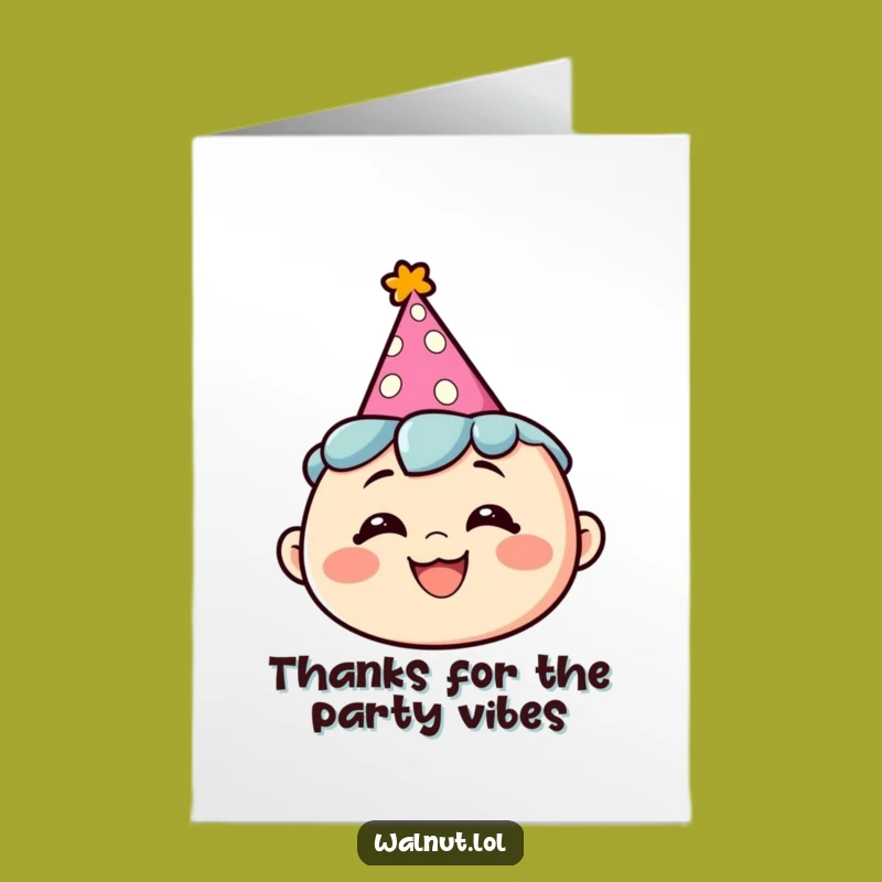 Free Printable Thank You Card: Party Character's Thanks - Funny Downloadable Gift