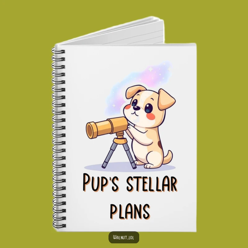 Funny Cosmic Dog Notebook: Journal Your Discoveries, Perfect Funny Gift for Explorers