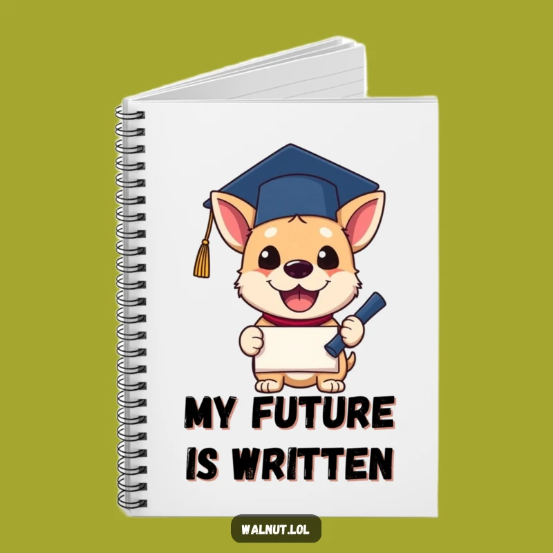 Funny Grad Dog Notebook: Jot Down Future Plans in this Celebratory and Inspiring Notebook