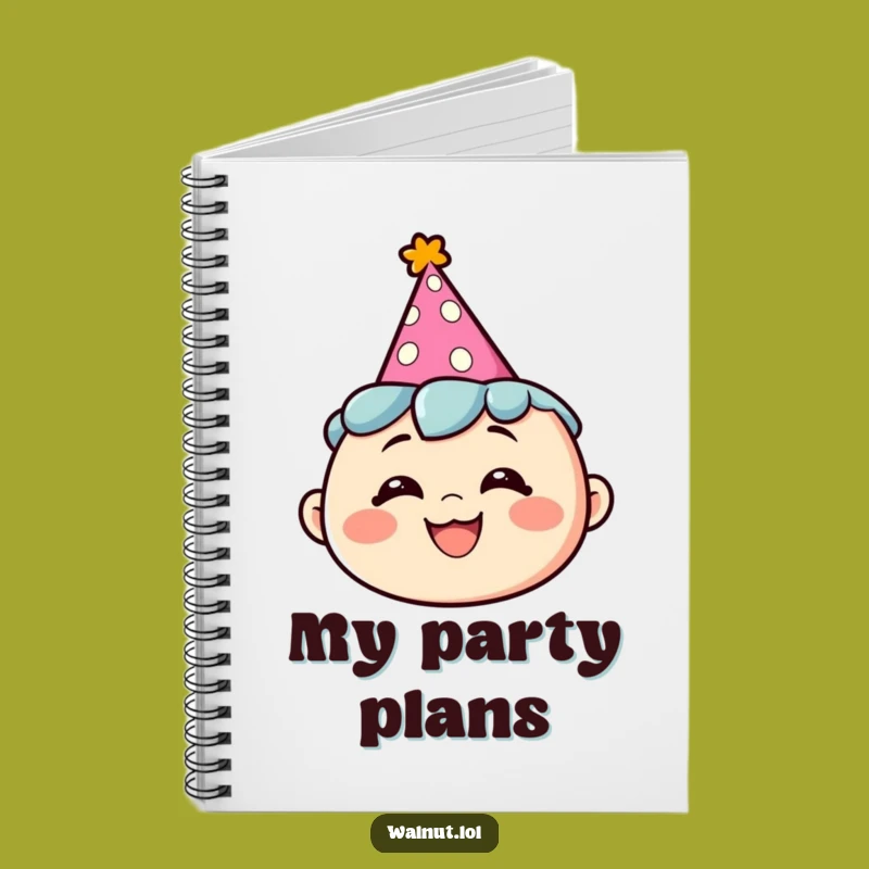 Funny Party Notebook: Plan Your Fun with Humorous Character Art
