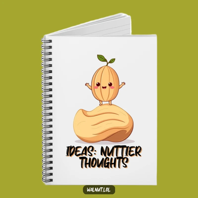 Funny Walnut & Cashew Notebook: Nutty Ideas, Perfect Humorous Gift