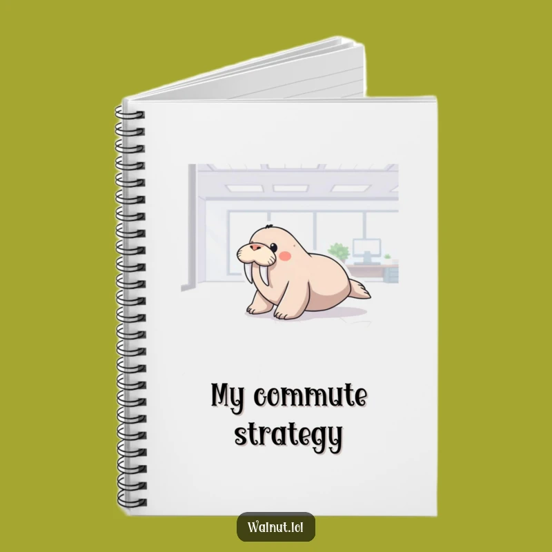 Funny Office Walrus Notebook: Jot Down Ideas with Hilarious Workplace Flair
