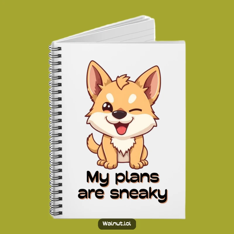 Funny Mischievous Dog Notebook: Jot Down Fun Ideas in this Cheeky and Inspiring Notebook