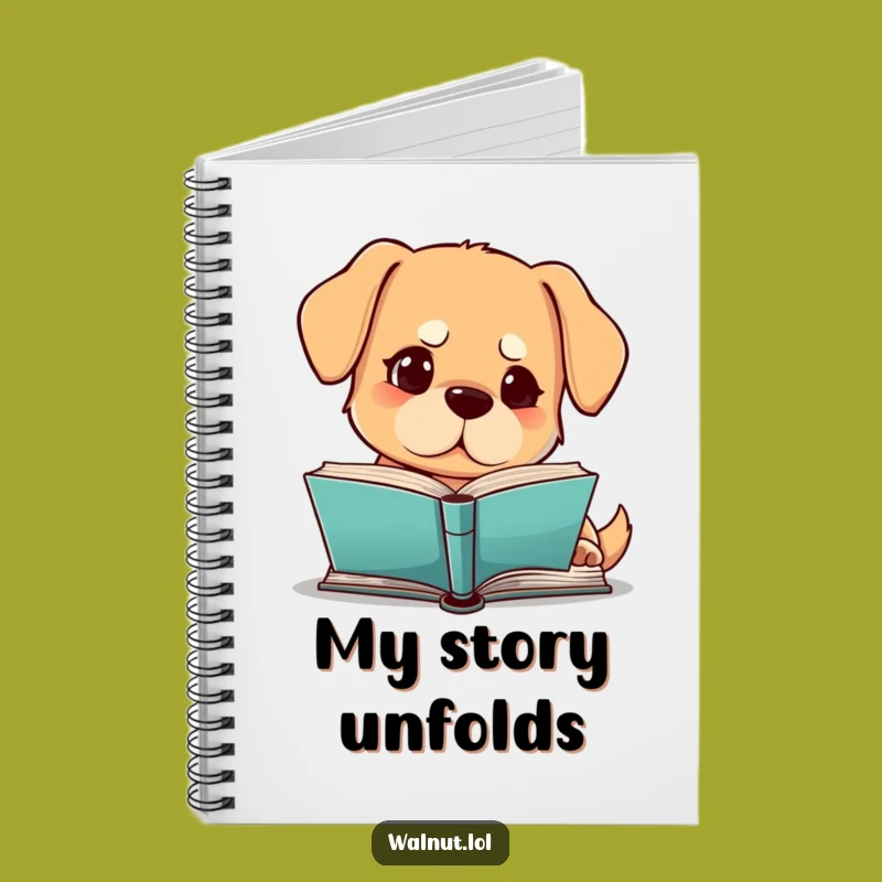 Funny Dog Reading Notebook: Jot Down Ideas, Perfect Funny Gift!