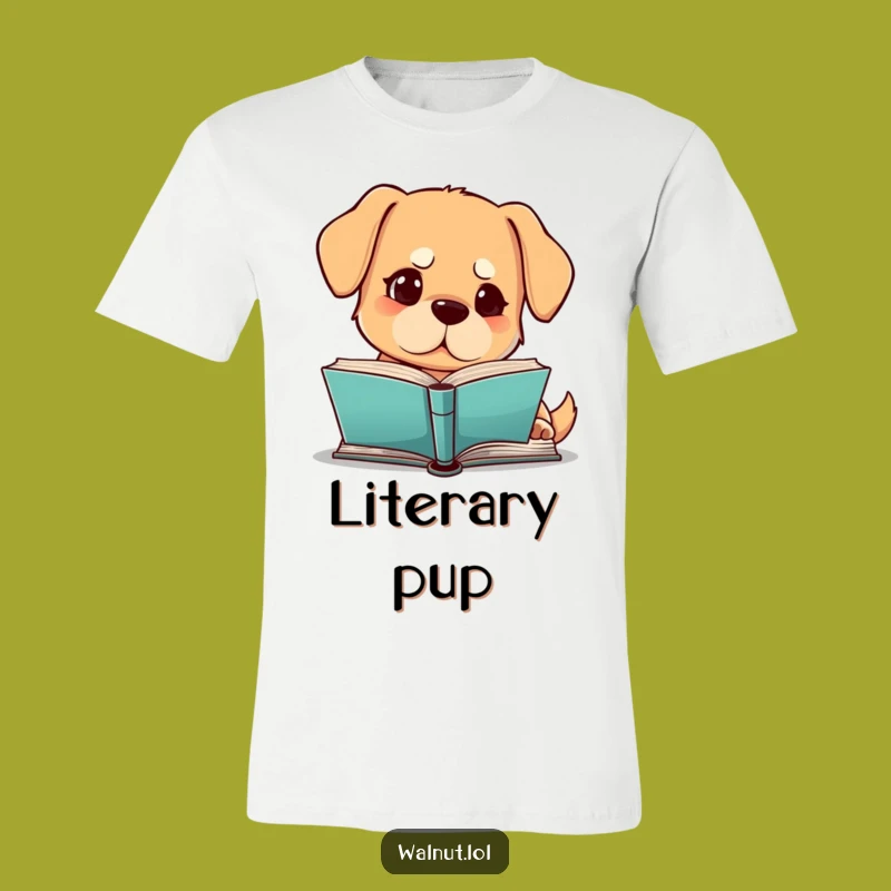 Funny Dog Reading T-Shirt: Intellectual Canine Tee, Perfect Funny Gift!