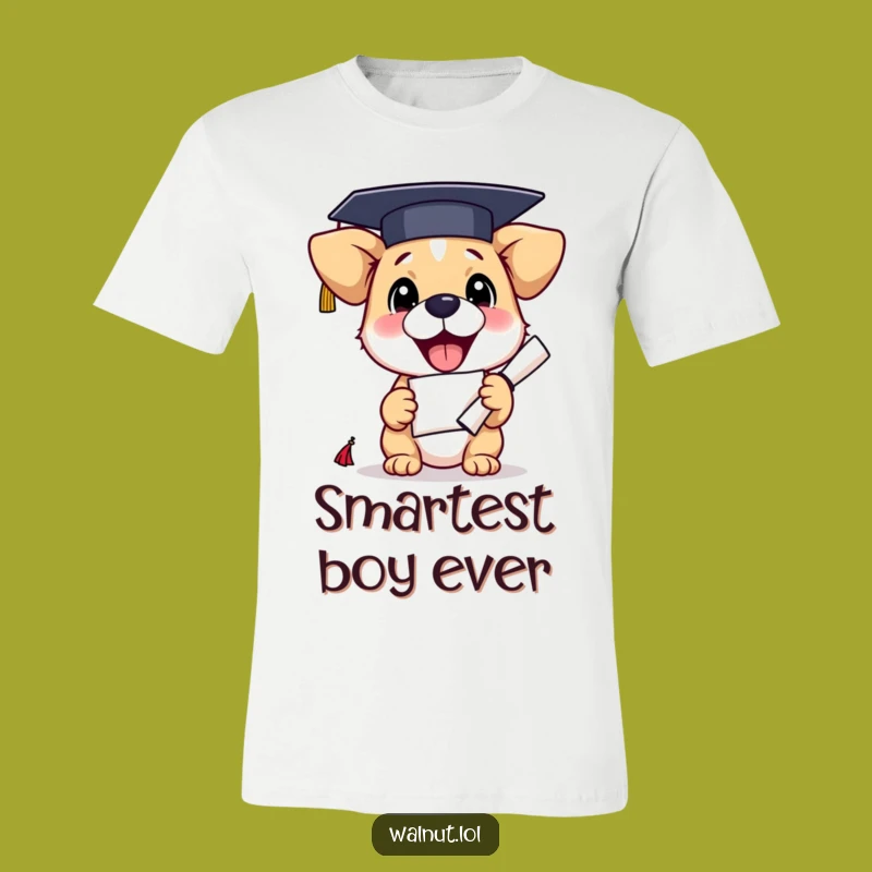 Funny Graduation Dog T-Shirt: Unleash Your Inner Scholar with This Hilarious Pup Tee Gift