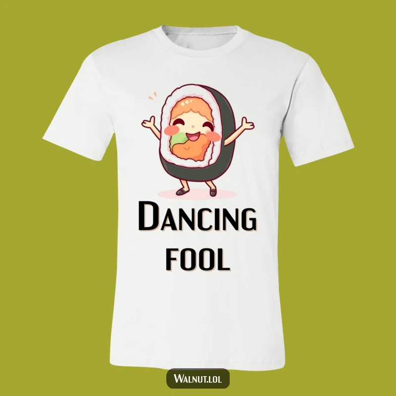 Funny Sushi Dance T-Shirt - Wearable Party Starter, Great Funny Gift