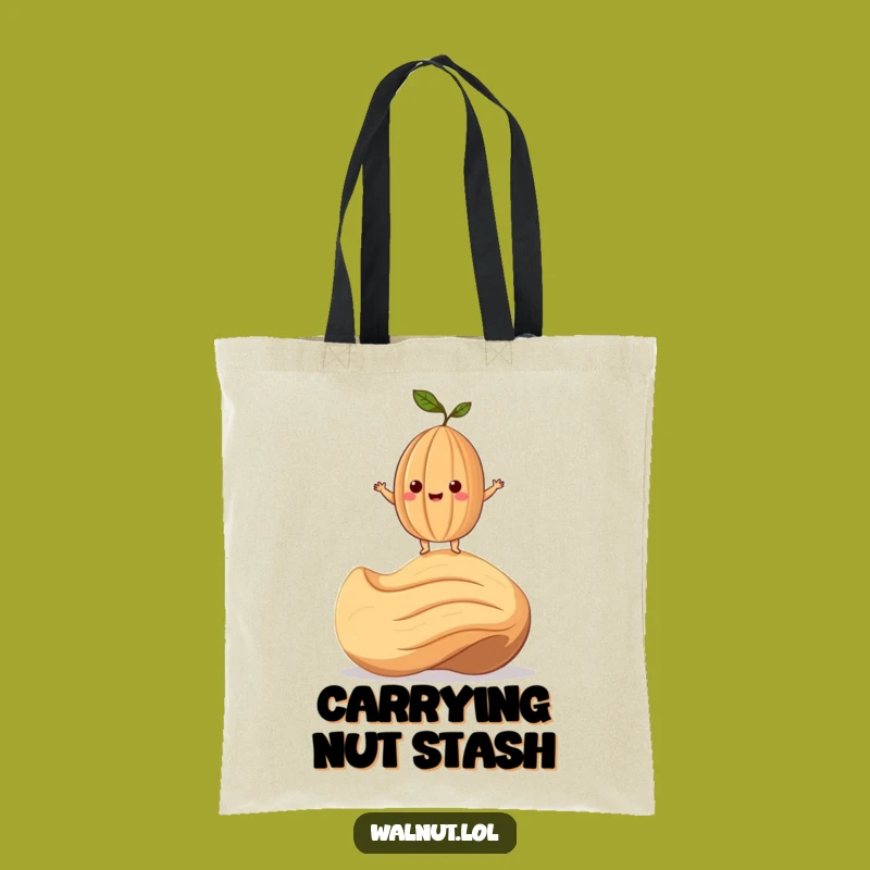 Funny Walnut & Cashew Tote: Nutty Carry-All, Perfect Humorous Gift