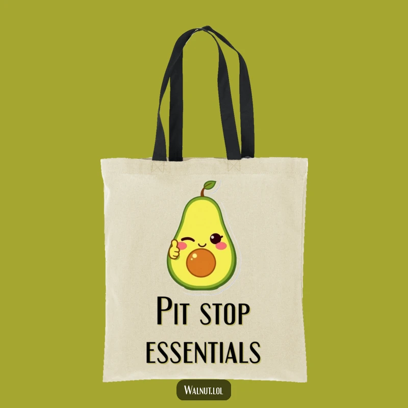 Funny Avocado Thumbs Up Tote Bag - Healthy Accessory, Ideal Funny Gift