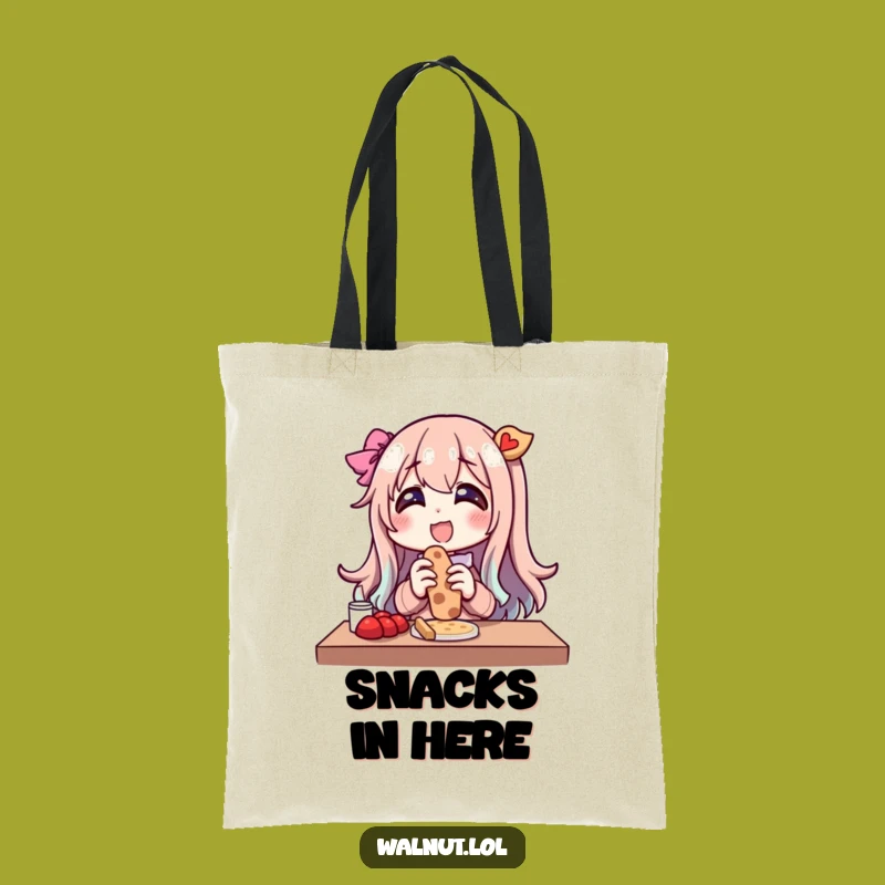 Funny Outdoor Snack Character Tote Bag: Carry Your Glee and Essentials with Hilarious Style
